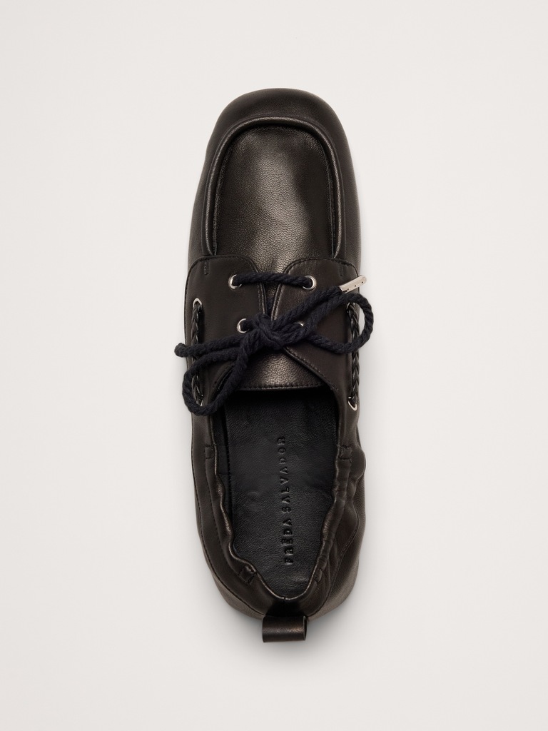 Ria Leather Boat Shoe by Freda Salvador