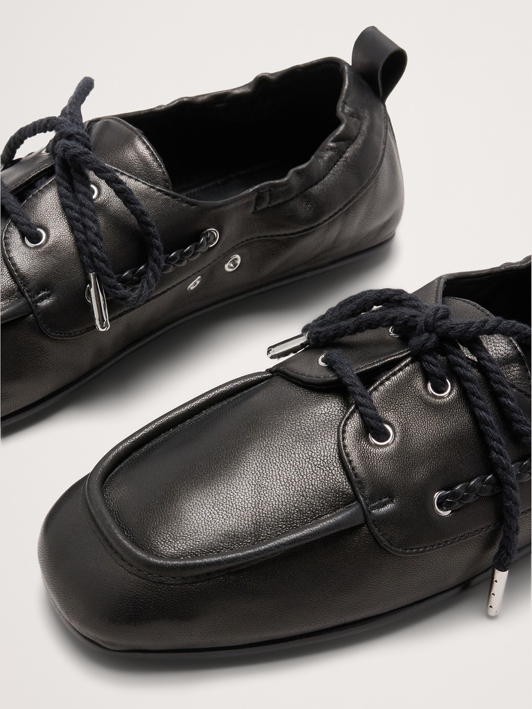 Ria Leather Boat Shoe by Freda Salvador