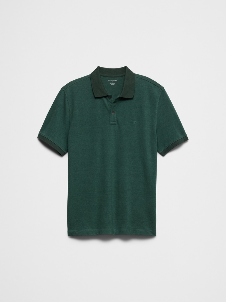 Standard-Fit Pique Polo