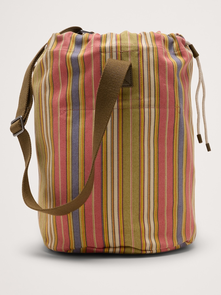 Cotton Canvas Crossbody Bag