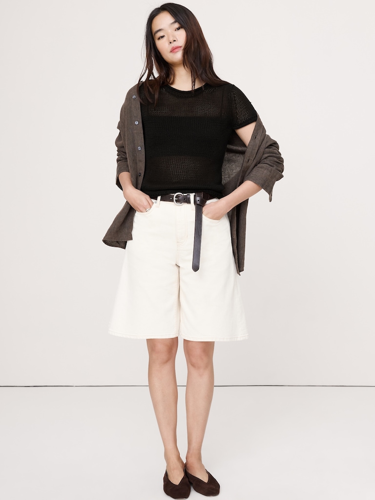 Heirloom Linen Sweater Tee