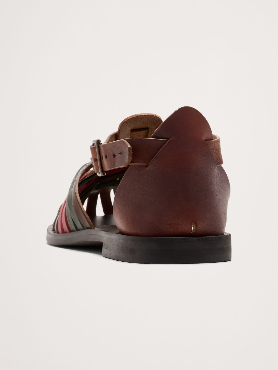 Braided Italian Leather Fisherman Sandal