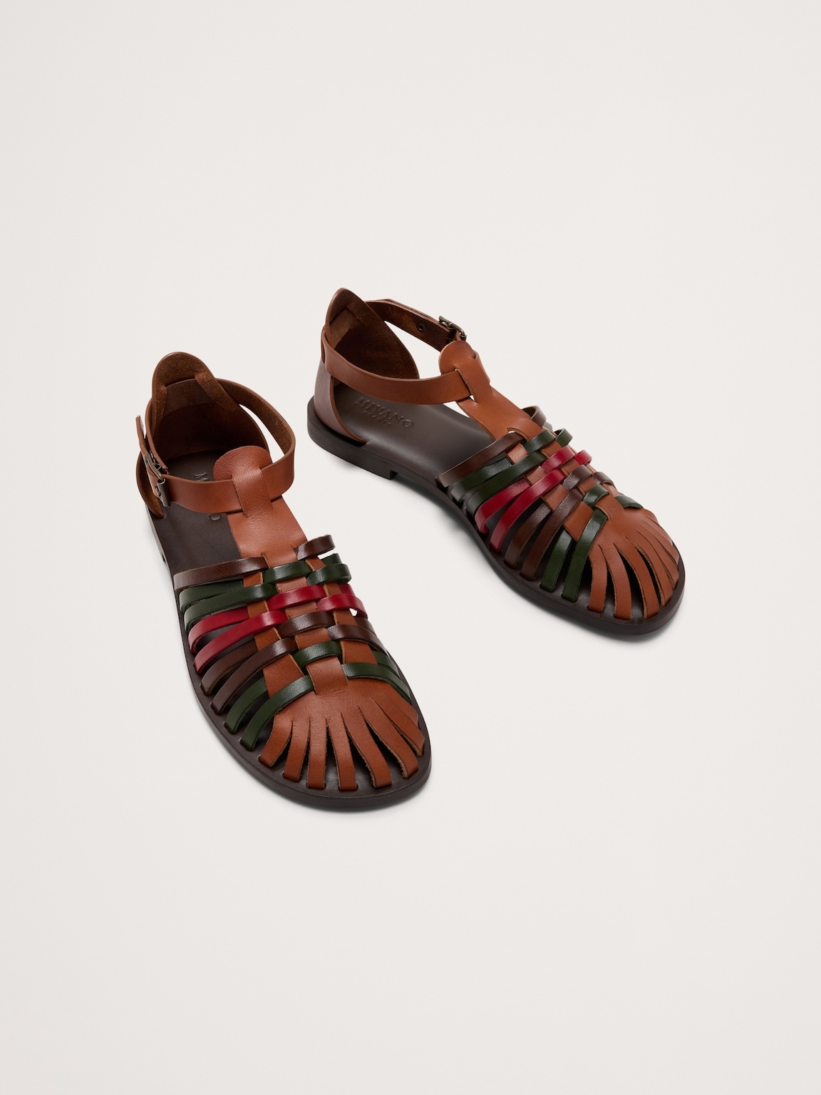 Braided Italian Leather Fisherman Sandal