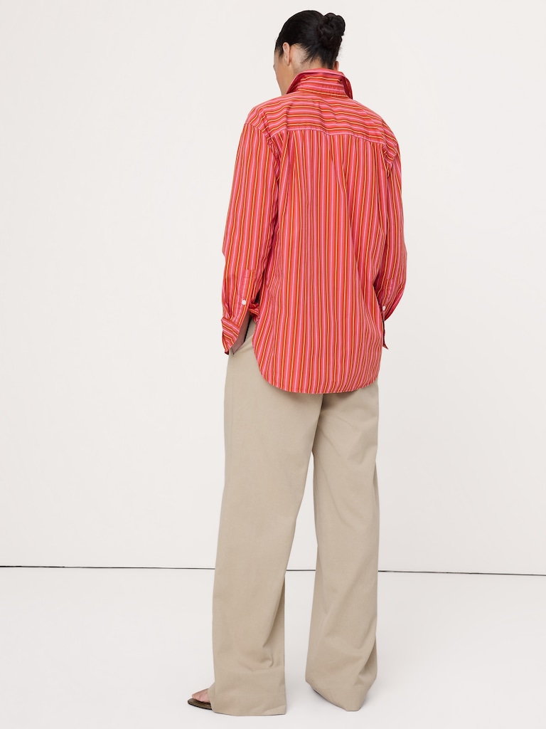 The Oversized Shirt in Cotton Poplin