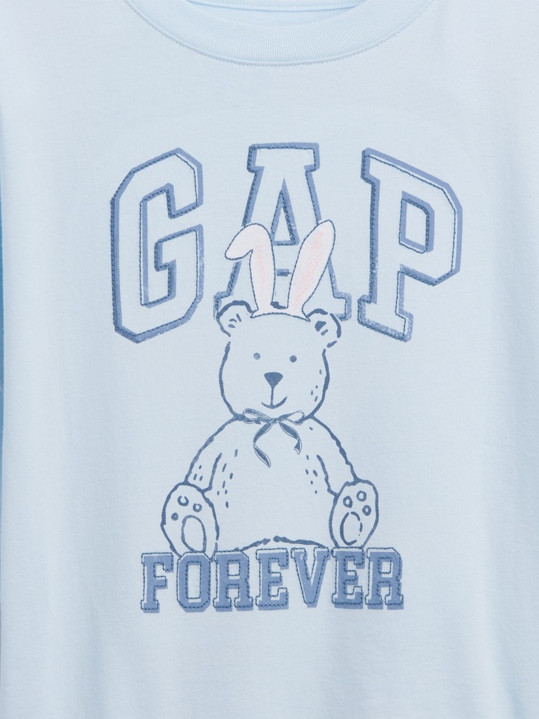 Kids Oversized Graphic Logo T-Shirt