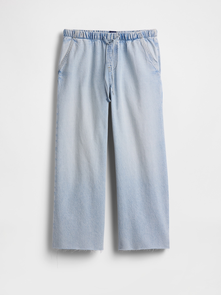 Low Rise Easy '90s Loose Crop Jeans