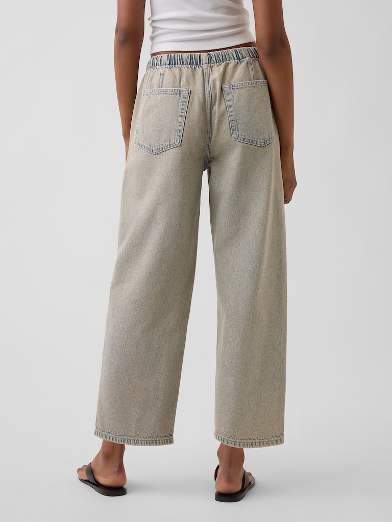 Low Rise '90s Loose Easy Crop Jeans