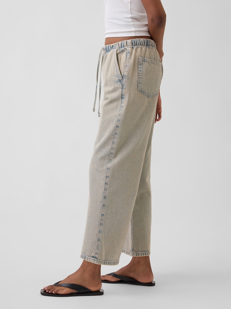 Low Rise '90s Loose Easy Crop Jeans