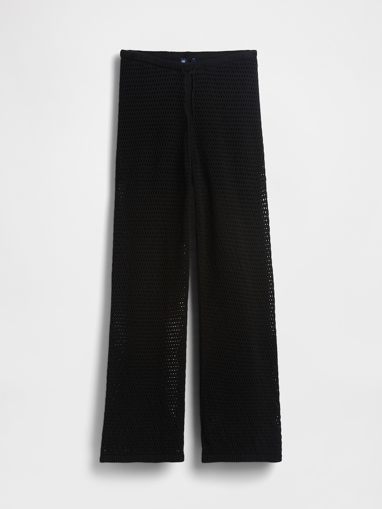 100% Cotton Crochet Sweater Pants