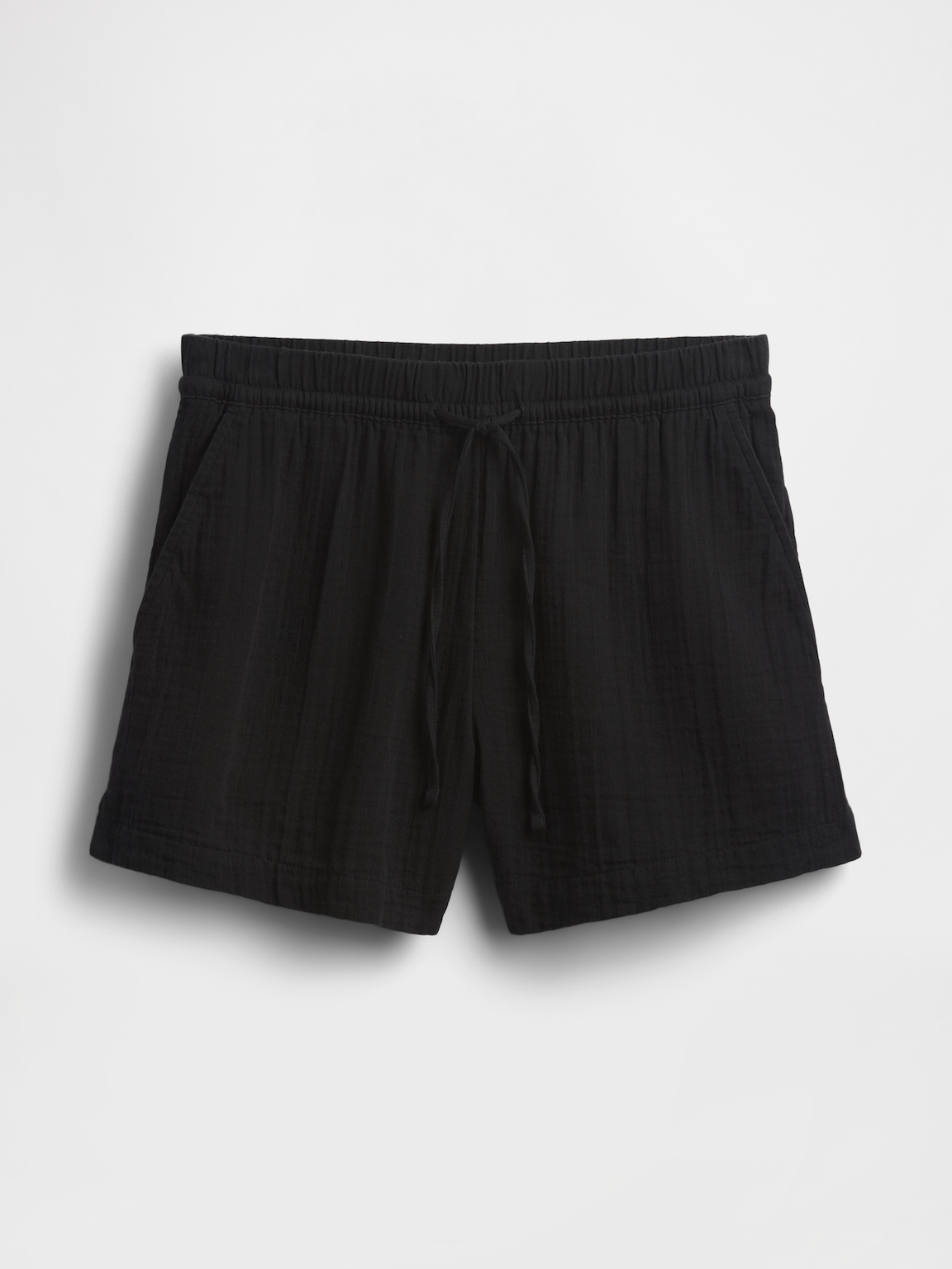 4" Mid Rise Cotton Gauze Easy Shorts