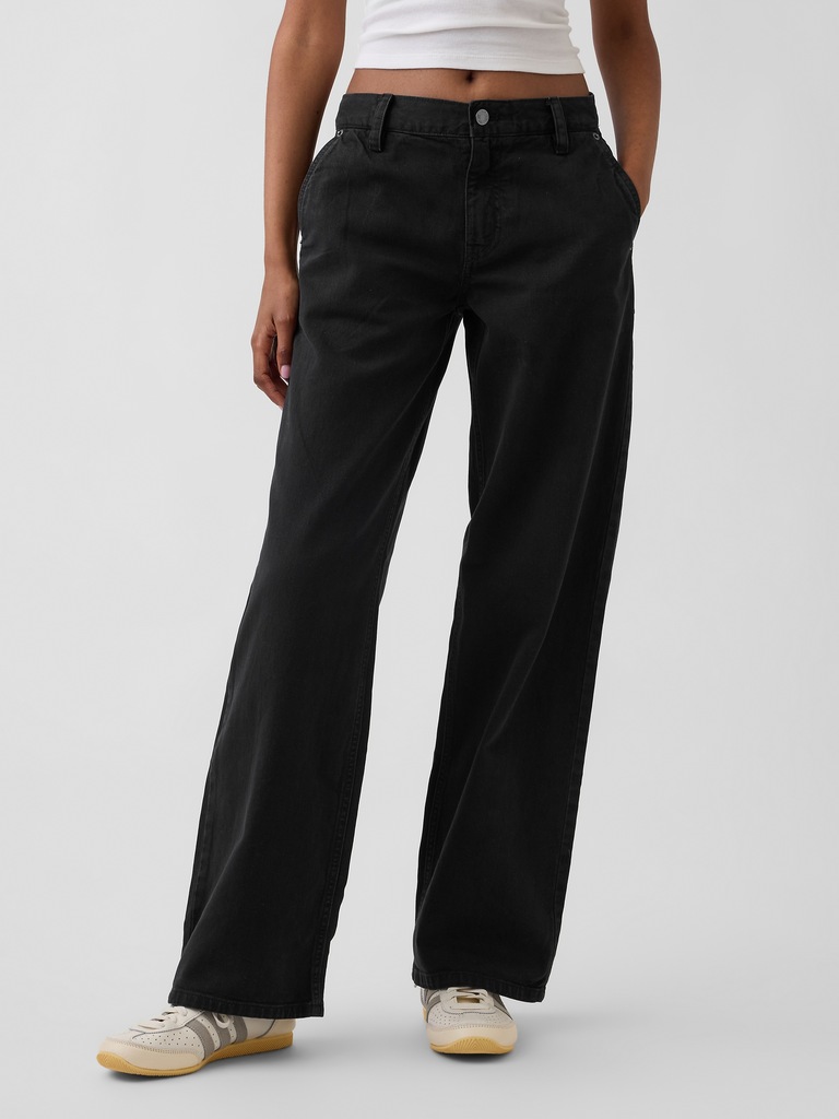 Low Rise '90s Loose Khakis