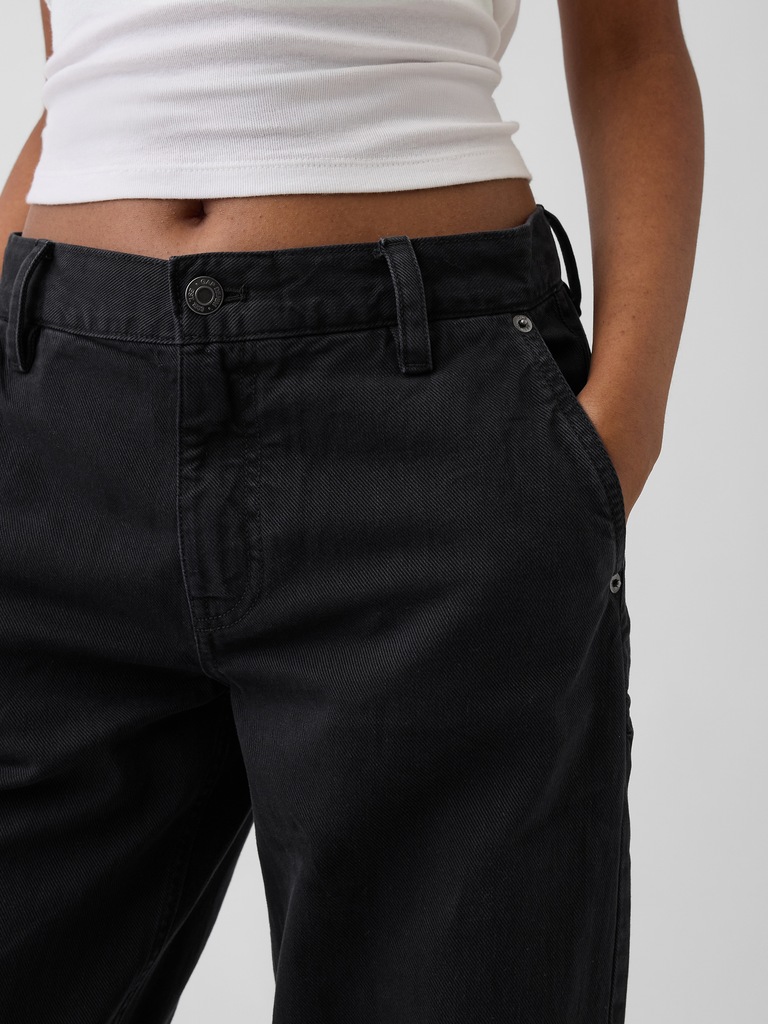 Low Rise '90s Loose Khakis