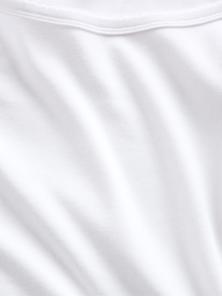 Modern Square-Neck Crop T-Shirt