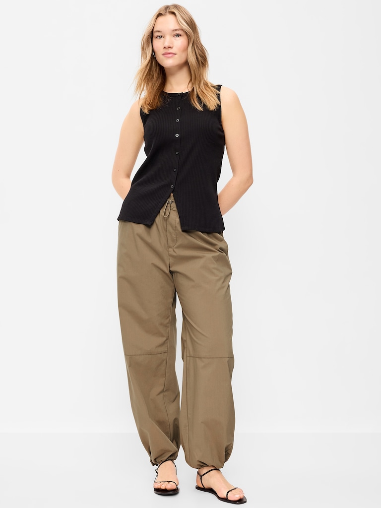 Lightweight Pull-On Parachute Pants