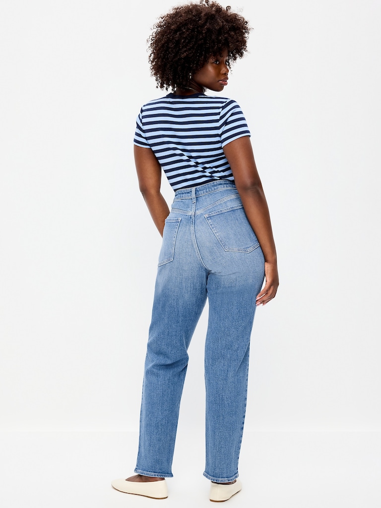Curvy High-Waisted OG Loose Straight-Leg Jeans