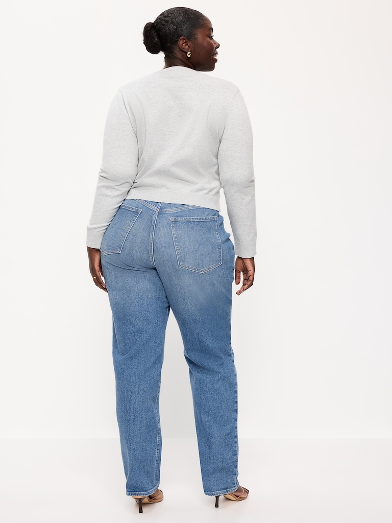 Curvy High-Waisted OG Loose Straight-Leg Jeans