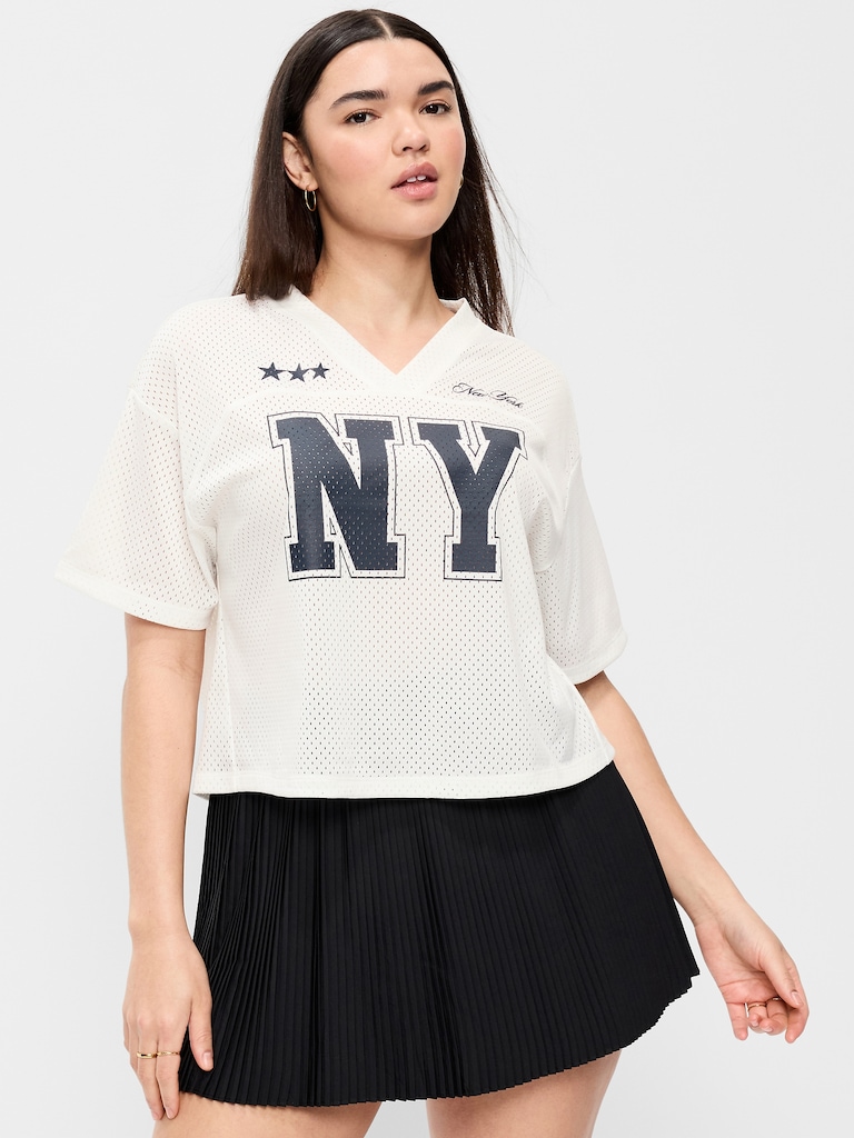 Mesh Jersey Football Top