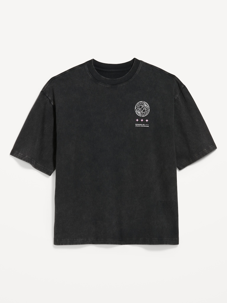 Heavyweight Graphic Cropped T-Shirt