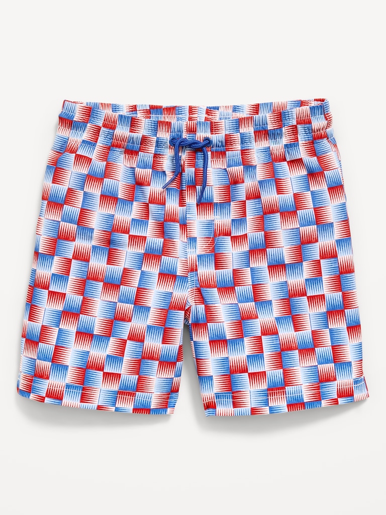 Printed Swim Trunks for Boys