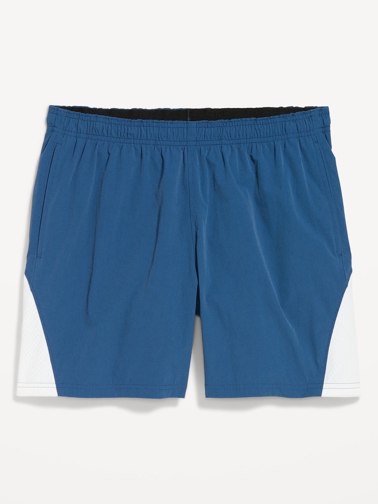 Loose Color-Block Shorts -- 5-inch inseam