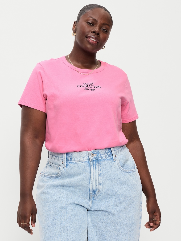 EveryWear Crew-Neck Graphic T-Shirt