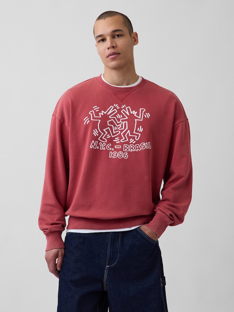 Keith Haring Heavyweight Logo Sweatshirt