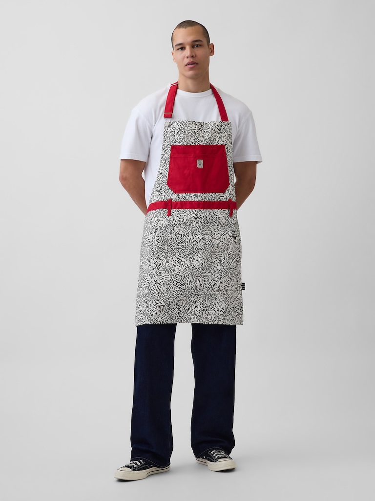 Keith Haring Canvas Apron