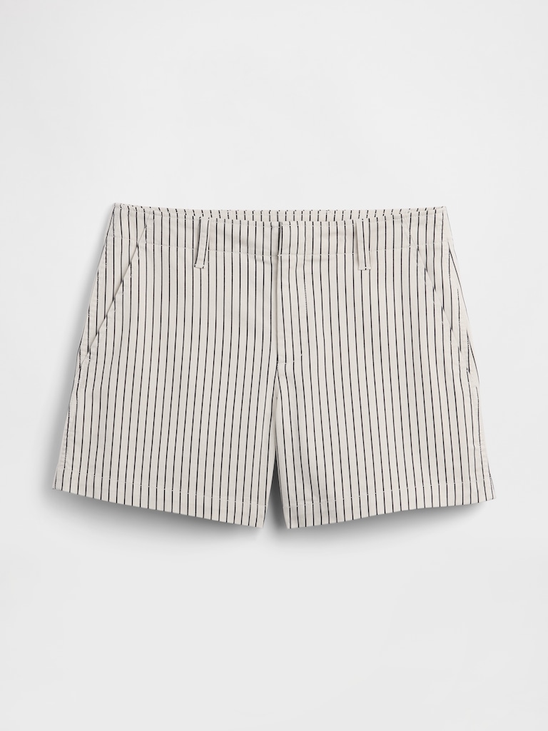 5" Mid Rise Downtown Khaki Shorts