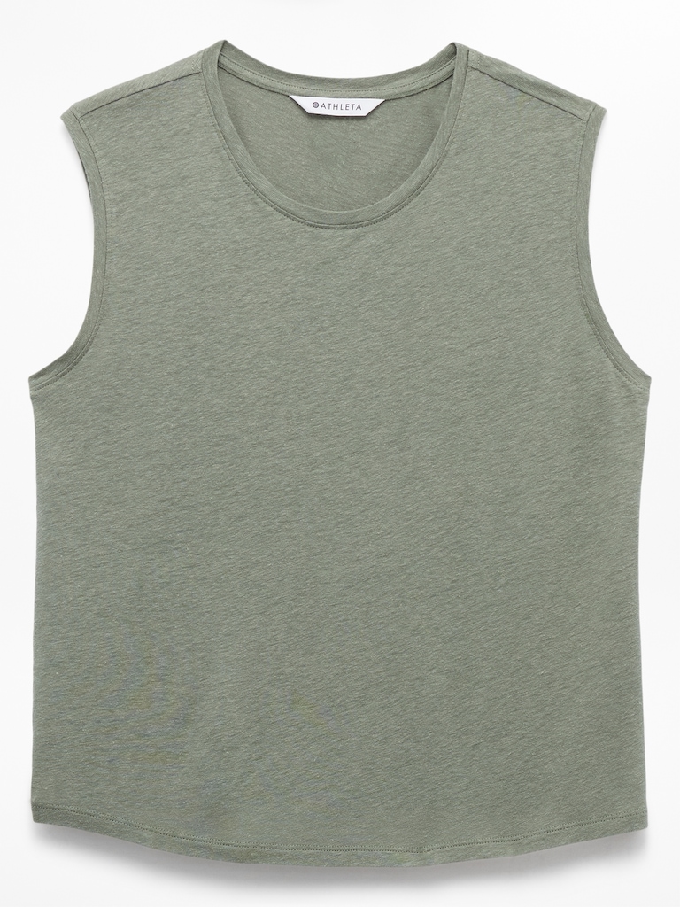 Getaway Linen Blend Muscle Tank