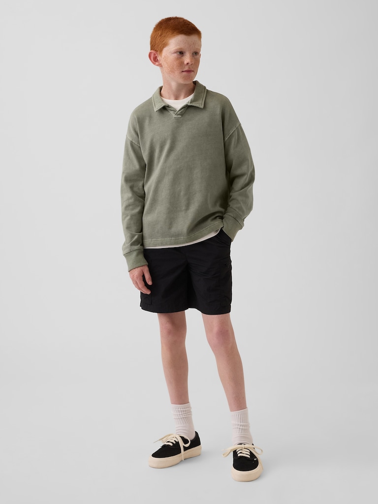 Kids Relaxed Quick-Dry Cargo Shorts
