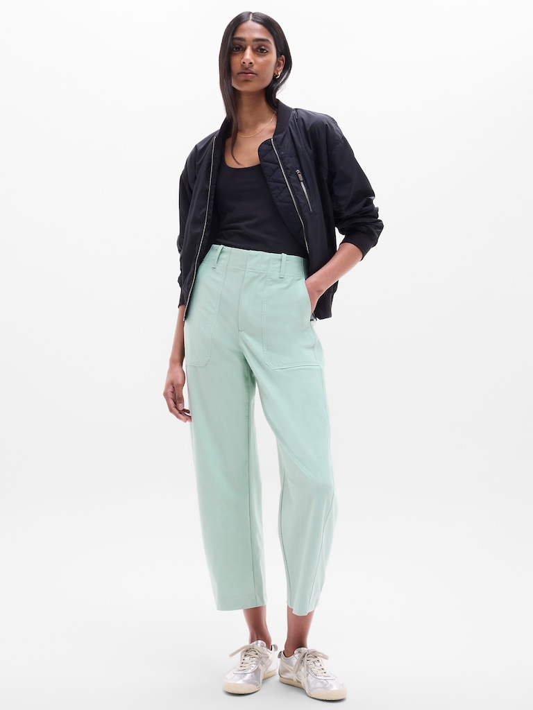 Skyline High Rise Barrel Leg Pant