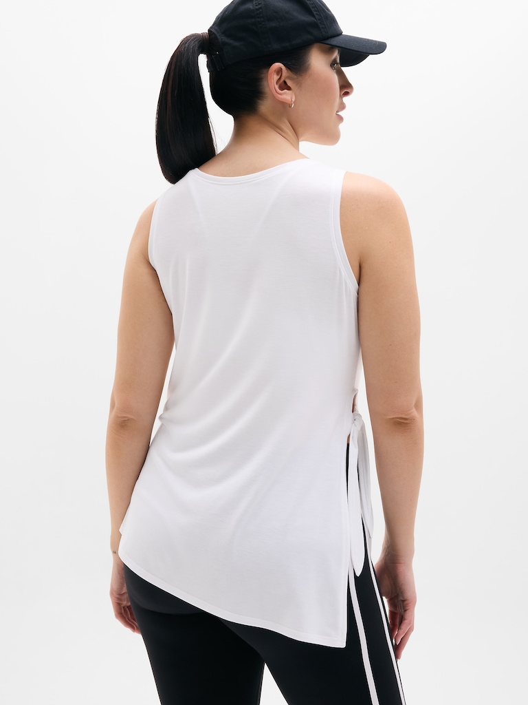 Move With Ease Asym Tie Tank