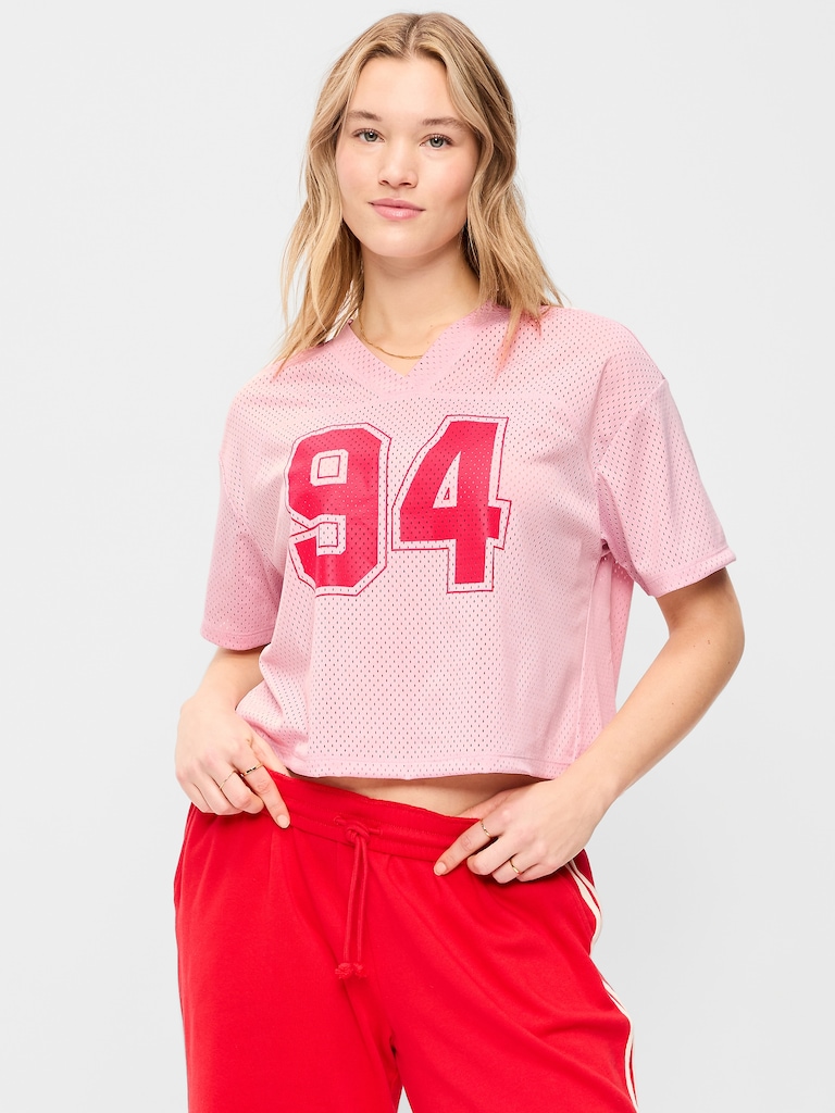 Mesh Jersey Football Top