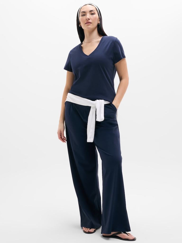 Favorite Cotton V-Neck Tee