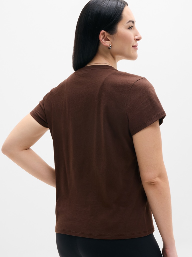 Favorite Cotton V-Neck Tee