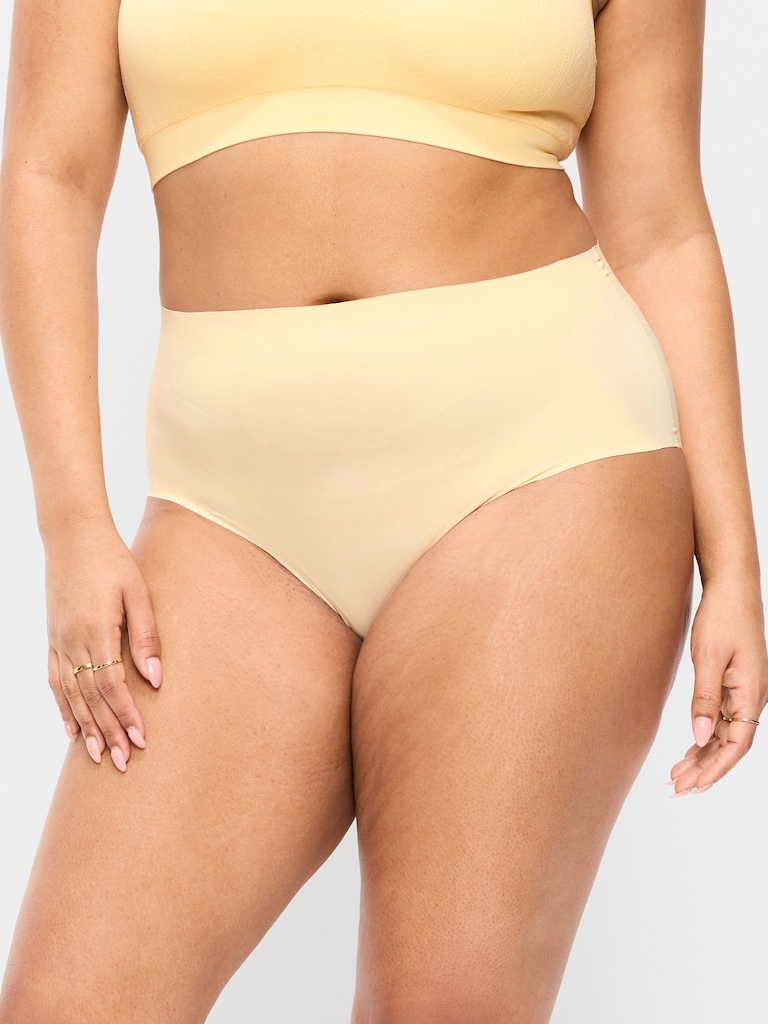 High-Waisted No-Show Brief Underwear
