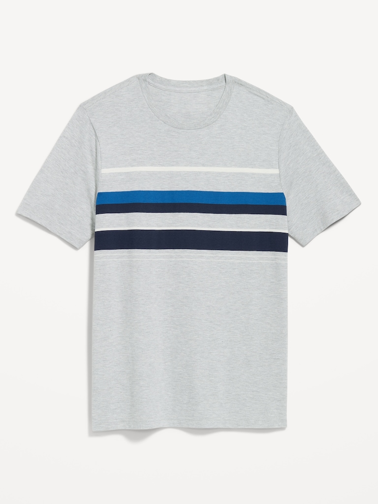 Crew-Neck Striped T-Shirt