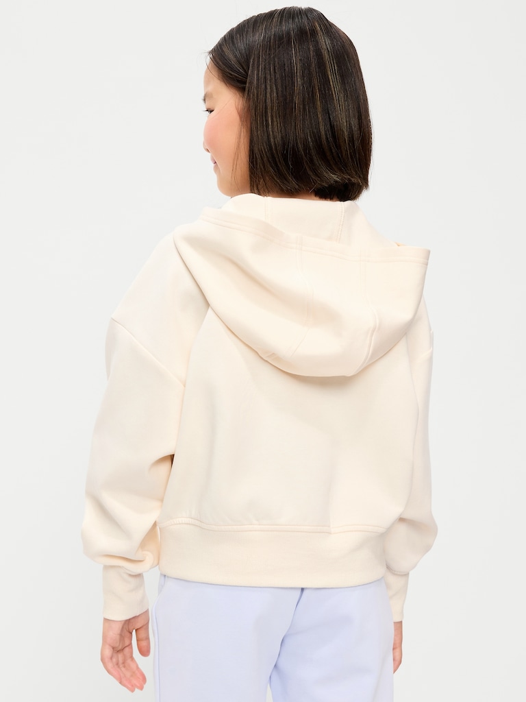 Oversized Dynamic Fleece Full-Zip Hoodie for Girls