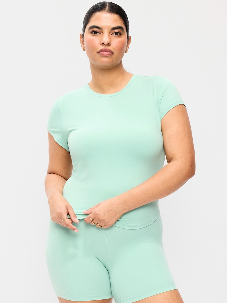 StudioSmooth Short-Sleeve Base Layer Top