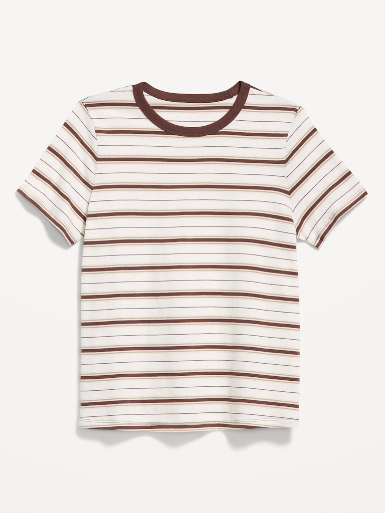 EveryWear Crew-Neck Striped T-Shirt
