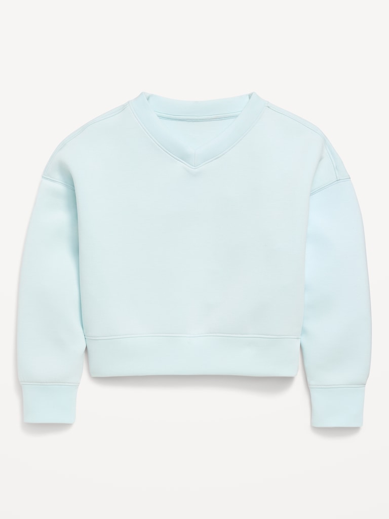 Bounce Fleece V-Neck Sweatshirt for Girls