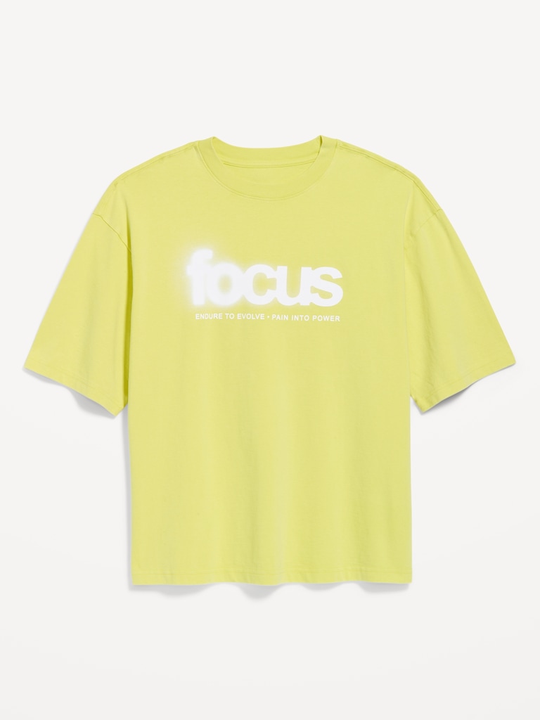 Heavyweight Graphic Cropped T-Shirt