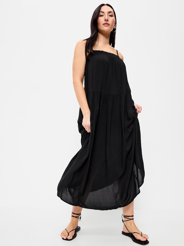 Airy Smocked Maxi Dress