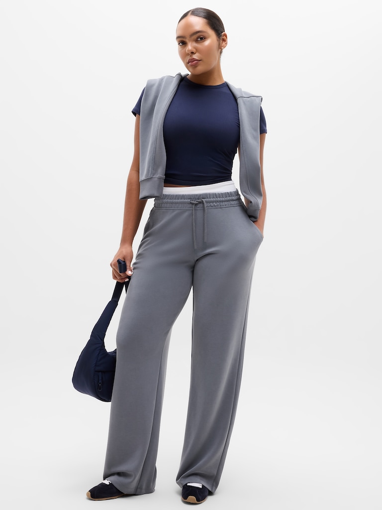 Seasoft Mid Rise Straight Pant