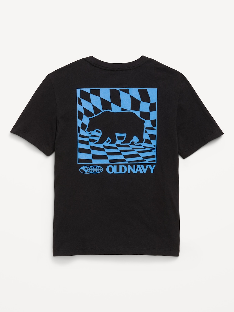 Short-Sleeve Logo-Graphic T-Shirt for Boys