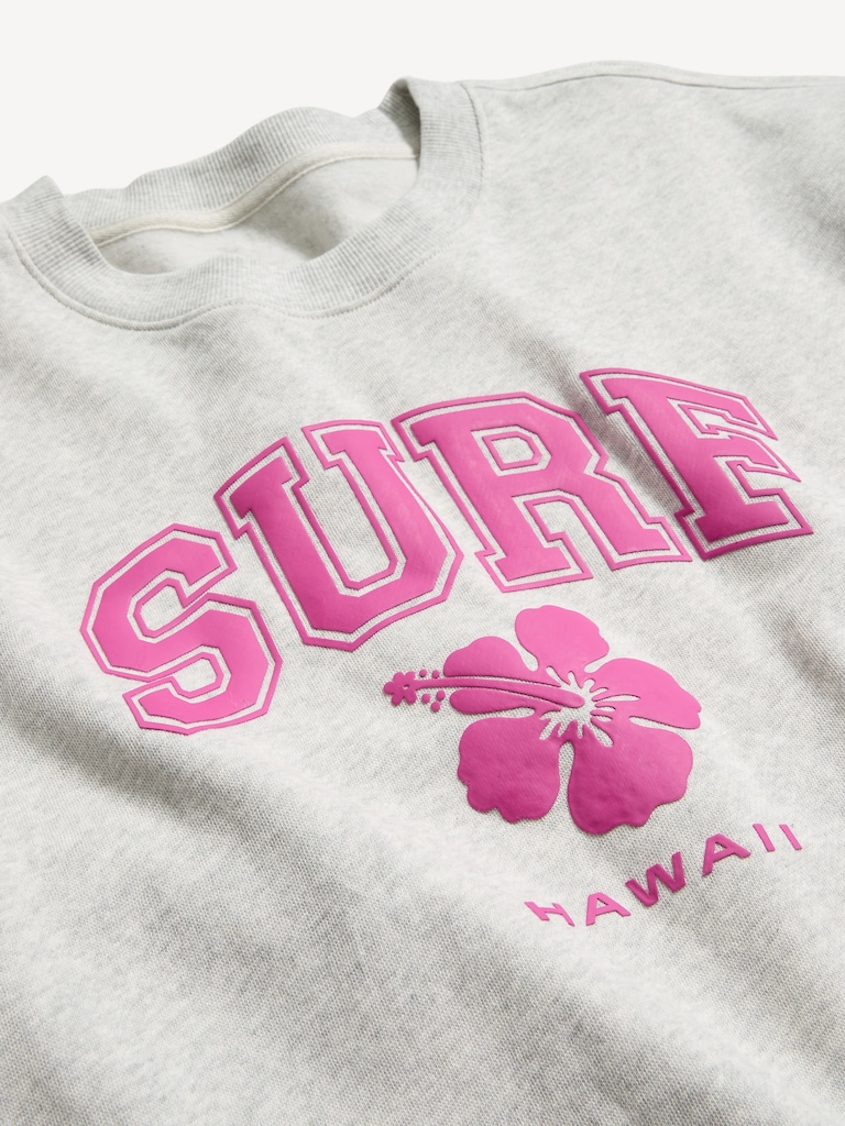 SoComfy Oversized Crew-Neck Sweatshirt