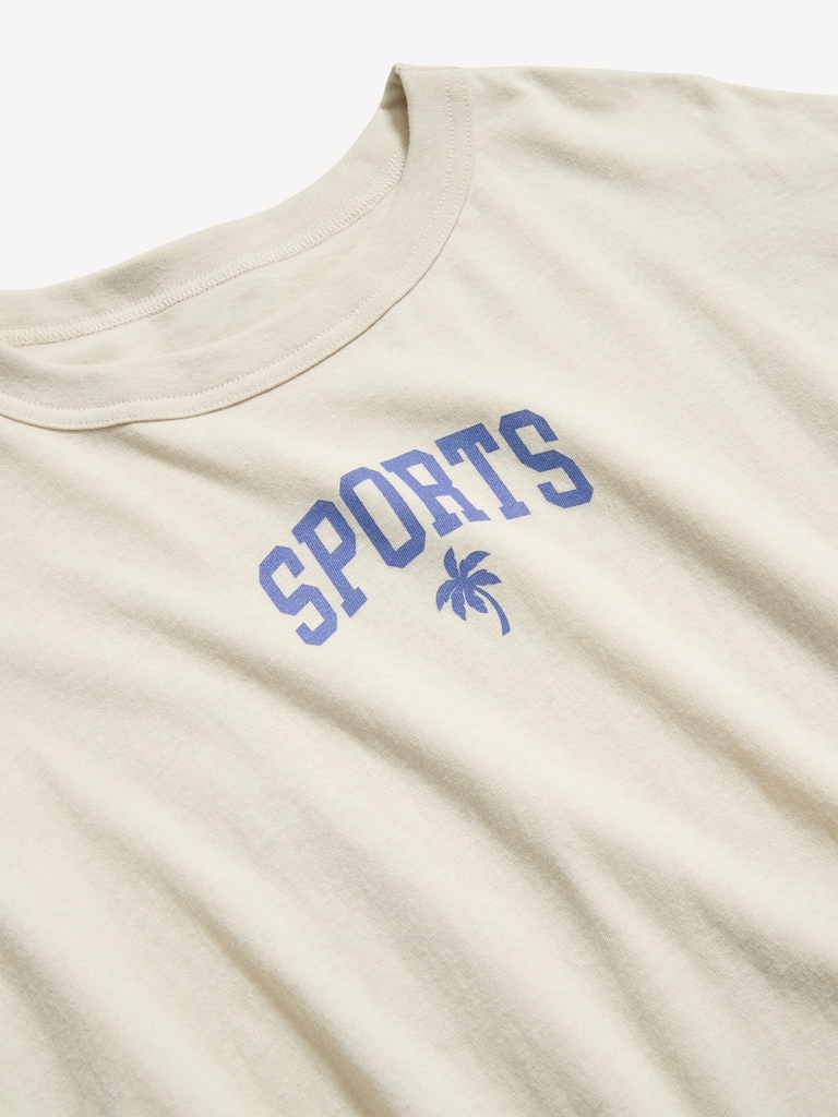 Short-Sleeve Loose Crew-Neck T-Shirt