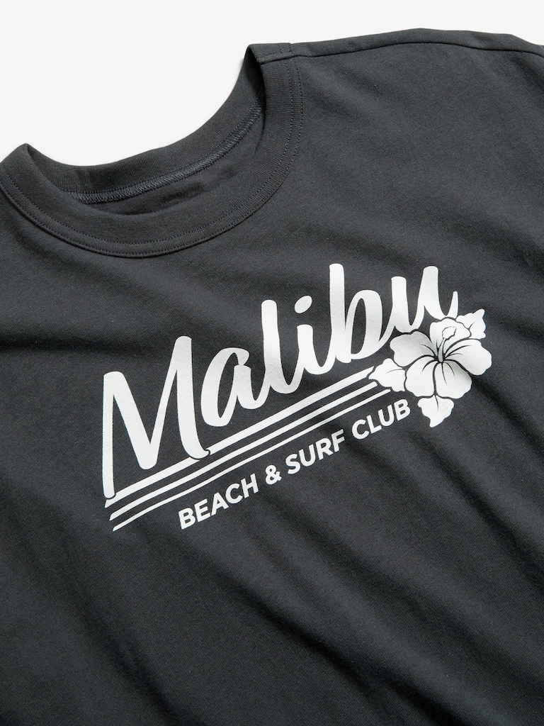 Short-Sleeve Loose Crew-Neck T-Shirt