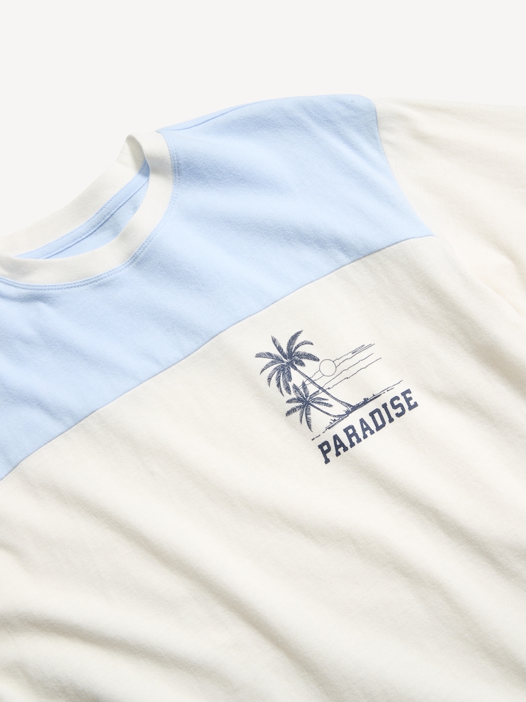 Short-Sleeve Loose Crew-Neck T-Shirt