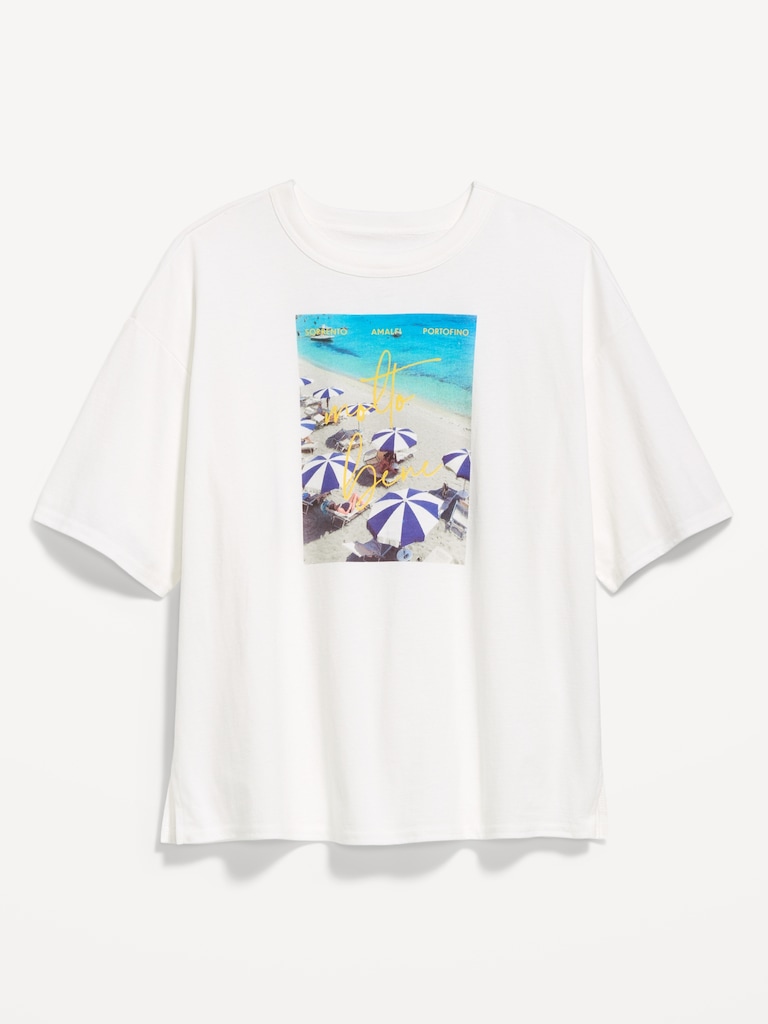 Short-Sleeve Loose Graphic T-Shirt
